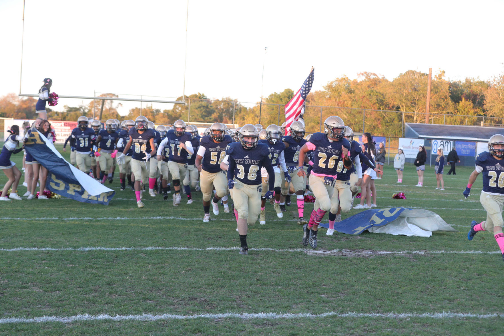 St. Augustine Prep vs Holy Spirit football game
